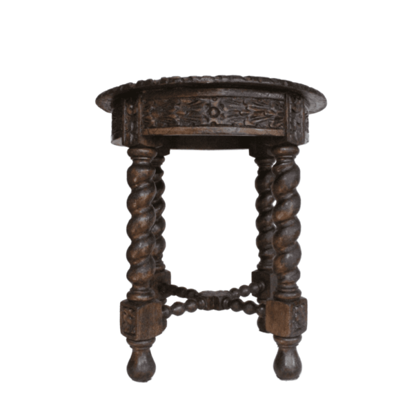 Mesa o Taburete pequeño de estilo colonial