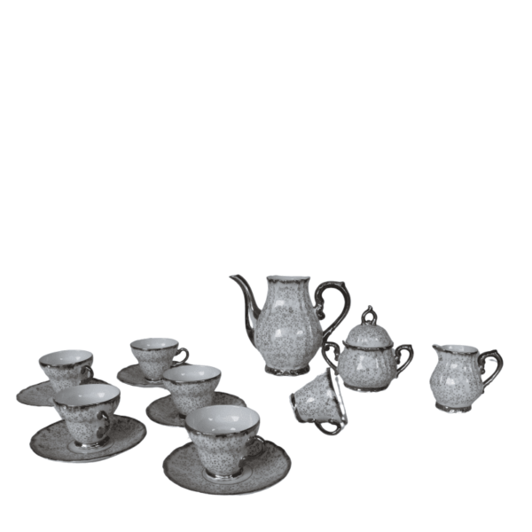 Juego de Té de Porcelana (14 piezas)
