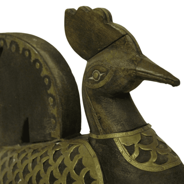 Gallo de Madera y Bronce - Imagen 3