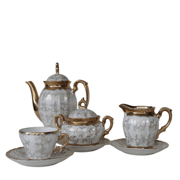 Juego de Té de Porcelana (4 piezas)