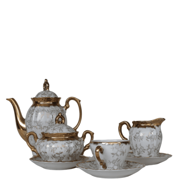 Juego de Té de Porcelana (4 piezas) - Imagen 2