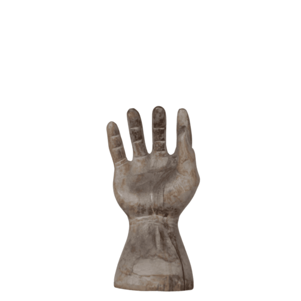 Escultura tallada en Madera de una mano derecha