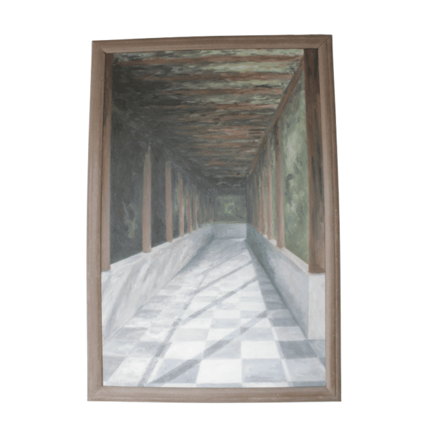 Cuadro de Óleo sobre lienzo, en Perspectiva