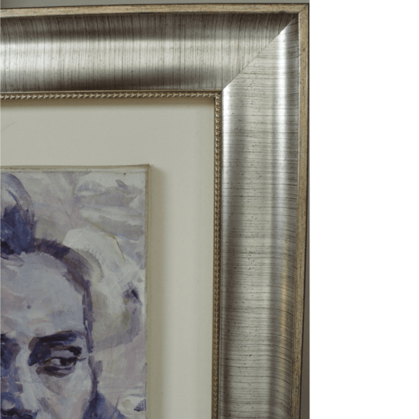 Pintura a la acuarela del rostro de Sharon Stone - Imagen 3
