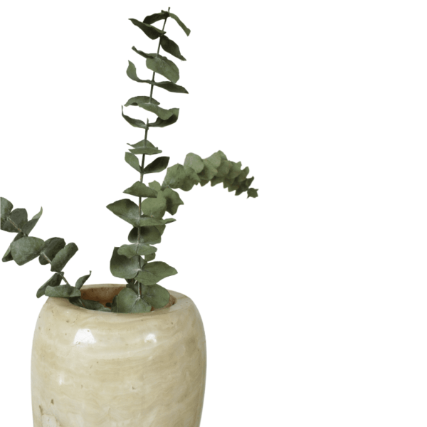 Florero de mármol con base cuadrada - Imagen 3