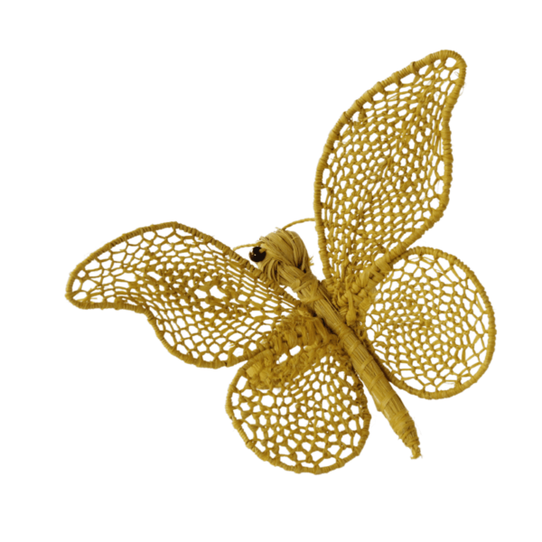 Mariposa amarilla completa