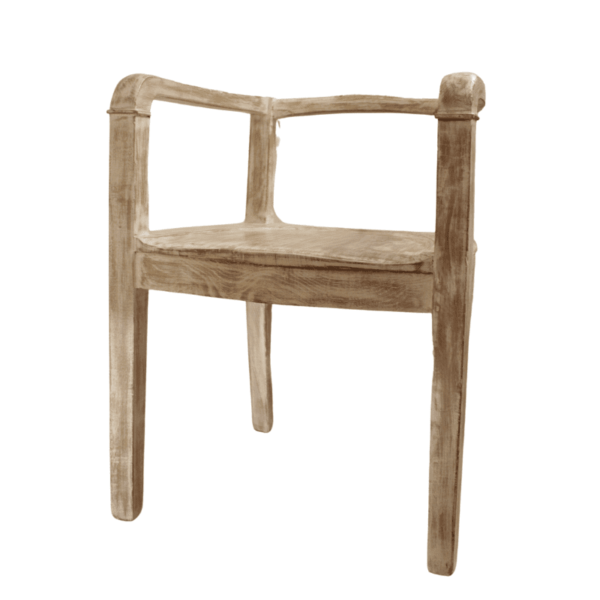 Silla de madera blanco ceniza - Imagen 2