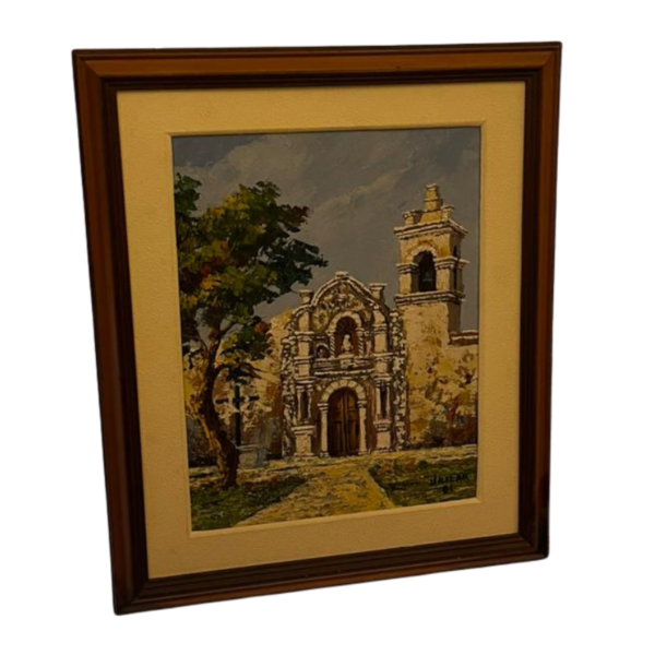 Pintura al óleo de la Iglesia de Yahuara