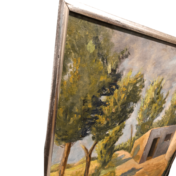 Pintura al óleo sobre lienzo de un camino - Imagen 2