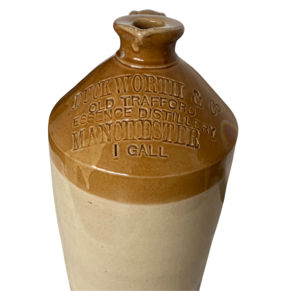 Botella de vino de gres antigua - Imagen 2