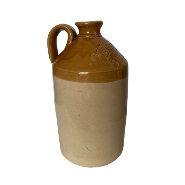 Botella de vino de gres antigua