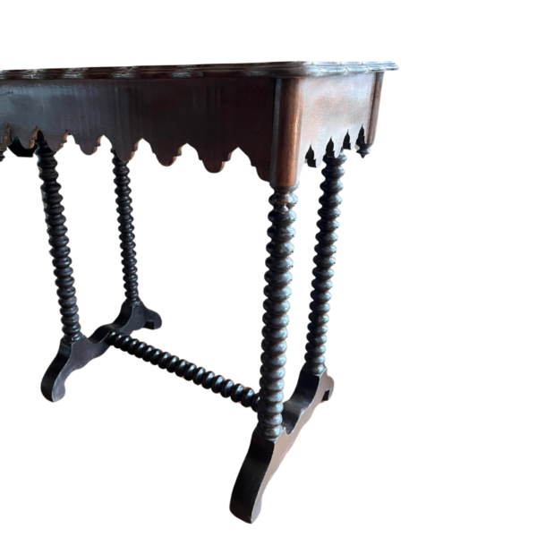 Mesa auxiliar de Caoba - Imagen 3