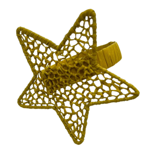 Estrella de color mostaza