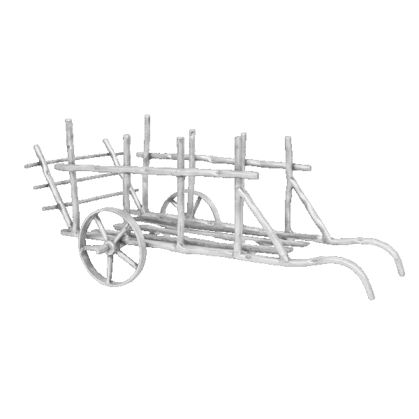 Carretilla Plateada